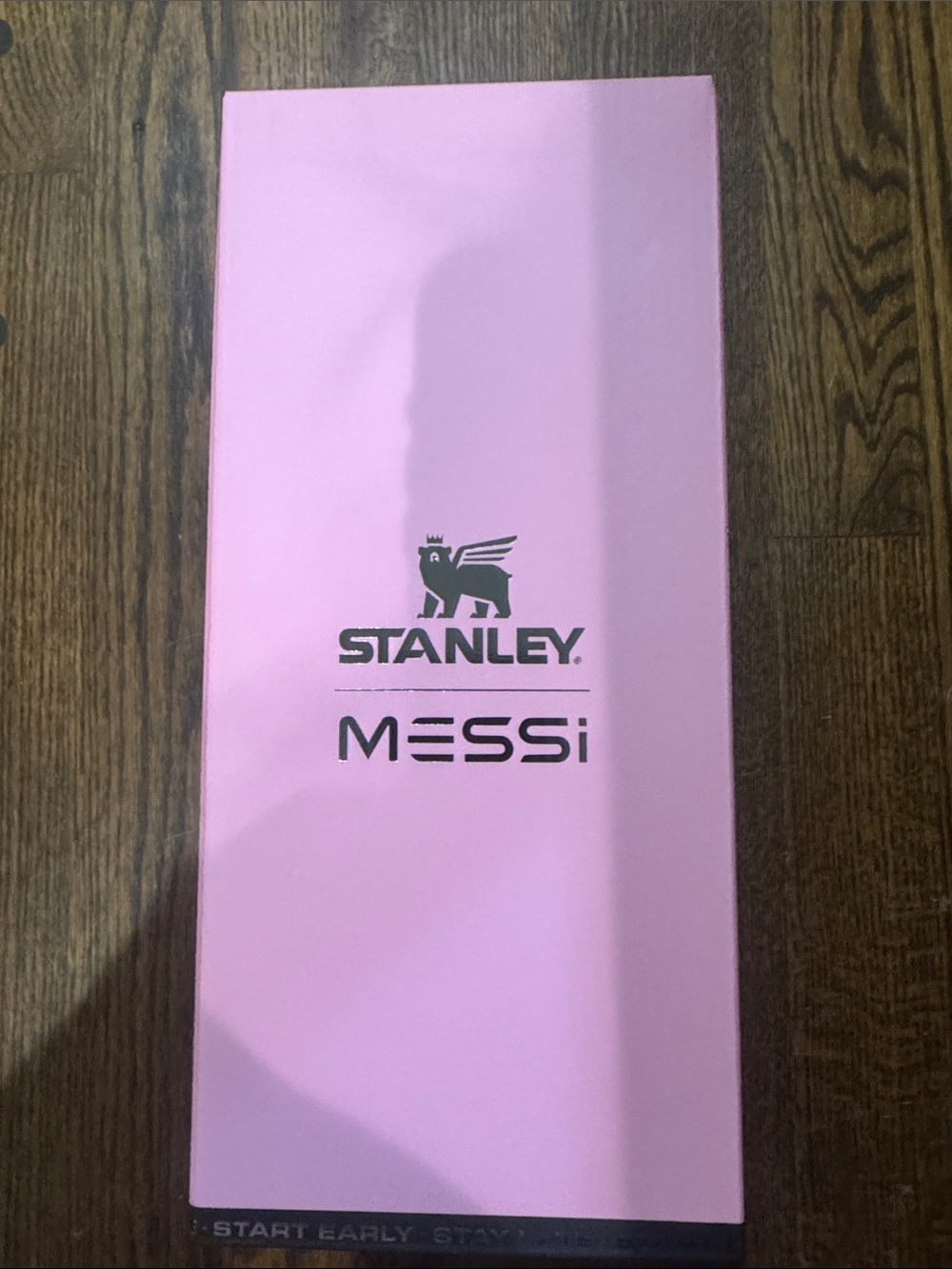 Stanley X Messi/Pink/Black/Flip Straw/GOAT/Travel Tumbler with Black Handle/NIB! - Picture 5 of 15